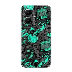 Dark Clown Themed Hard Phone Case for Infinix Smart 6 (Color 1)