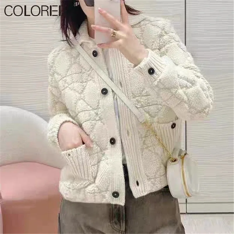 

Luxury Designer Clothing Women Thick Warm Oversized Sweater Mujer 2023 Autumn Winter Korean Fashion Streetwear New in Knitwears