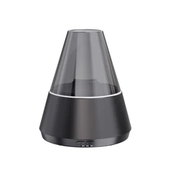 Compact USB - Powered Aroma Diffuser with Color - Changing Night Light (Black)
