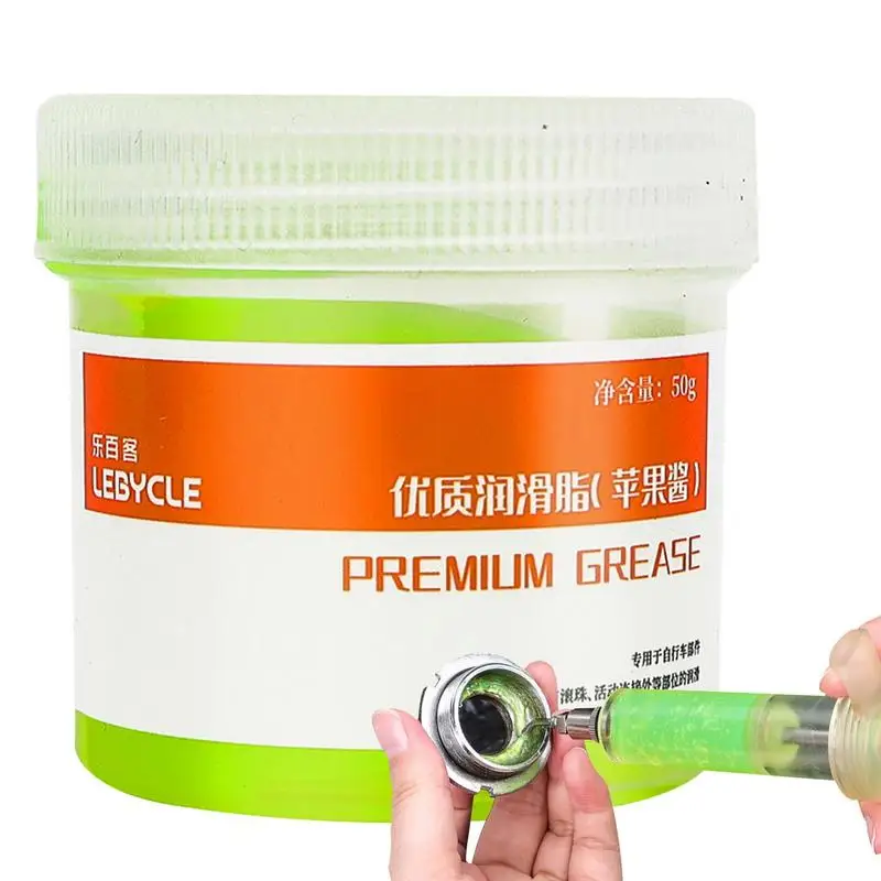 

50g Bicycle Grease Green Applesauce Bearing Grease Hub Lubricants Oil Lubricant Lube Lipid Elements for Shimano Sram