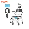 VEVOR Shower Wheelchair  17.5in Width Aluminum Alloy Bathroom Wheelchair for Inside Shower for Disabled Adult  300 lbs Capacity 1