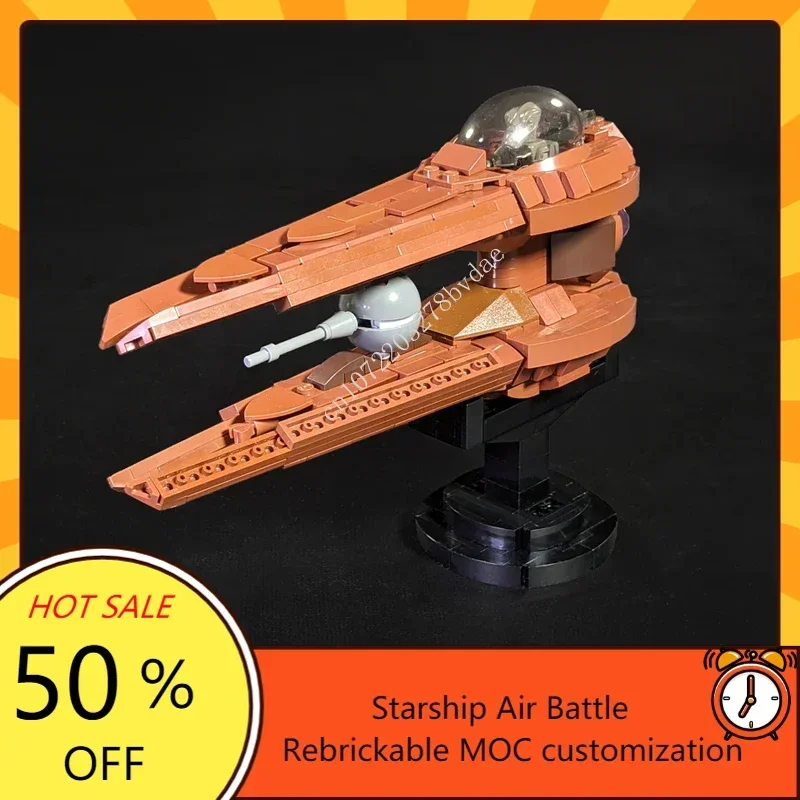 

Строительные блоки MOC Space Battle Series Nantex класса, 453 шт.