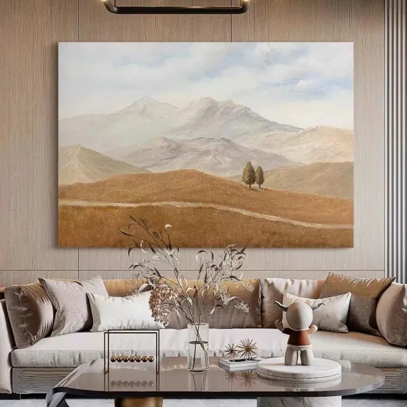 

2751255 Landscape painting hanging painting sofa background wall decoration entry porch oil painting