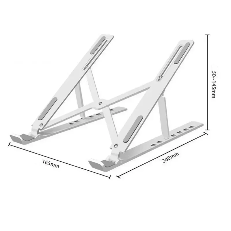 Draagbare Laptop Standaard Opvouwbare Notebook Ondersteuning Basishouder Verstelbare Riser Koelbeugel Voor Laptop En Tablet Accessoires