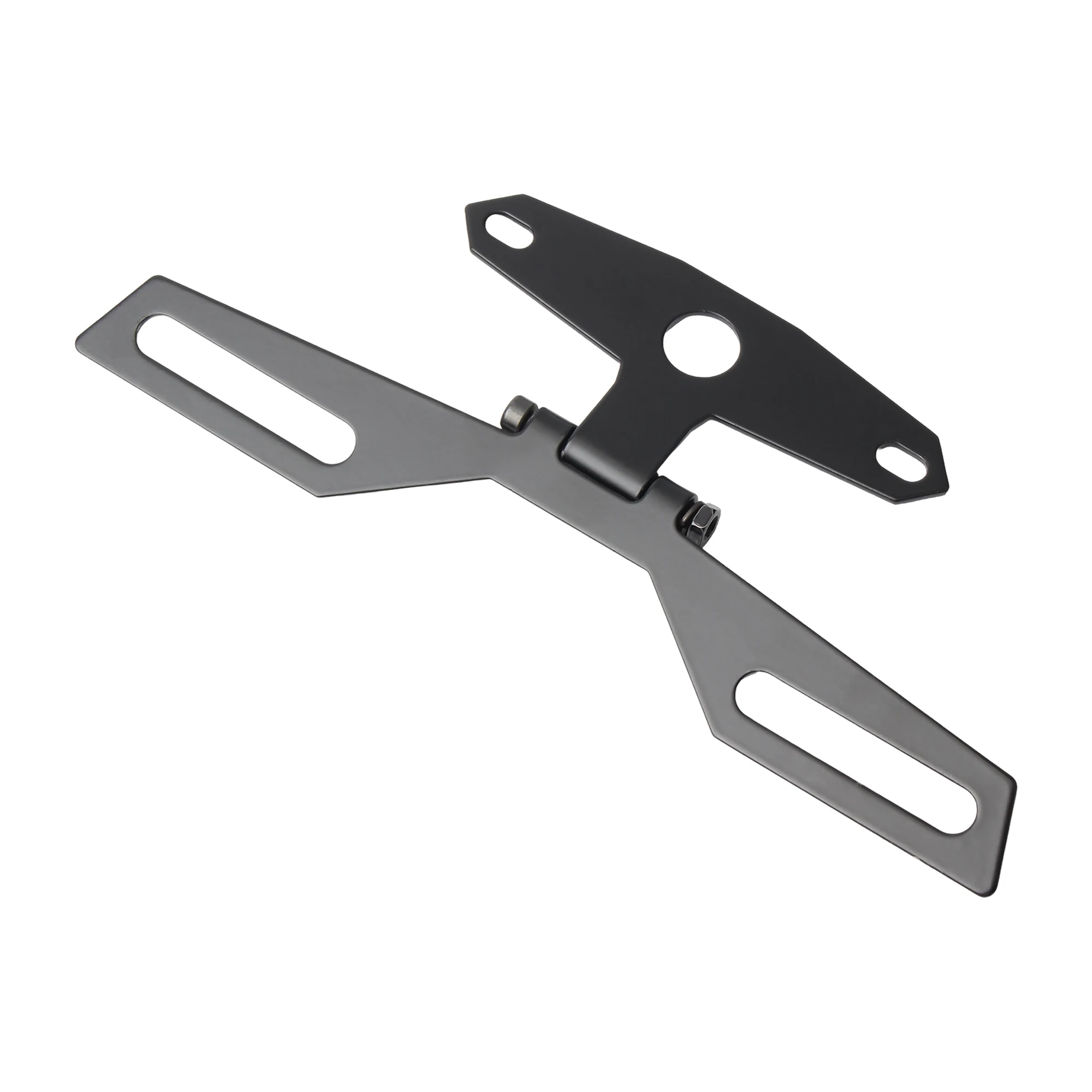 오토바이 범용 번호판 브래킷 테일라이트 마운트 지지대 접이식 번호판 프레임 홀더 마운트 오토바이 액세서리