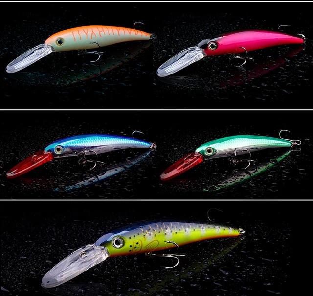 Fish Minnowvtavta 16cm Minnow Crankbait - Lifelike Floating Fishing Lure  With Treble Hooks