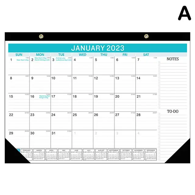 Desk Calendar 2023 January To June 2024 18 Months Wall Calendar With Large  Monthly Pages Desk Schedule Home Office Planner - AliExpress
