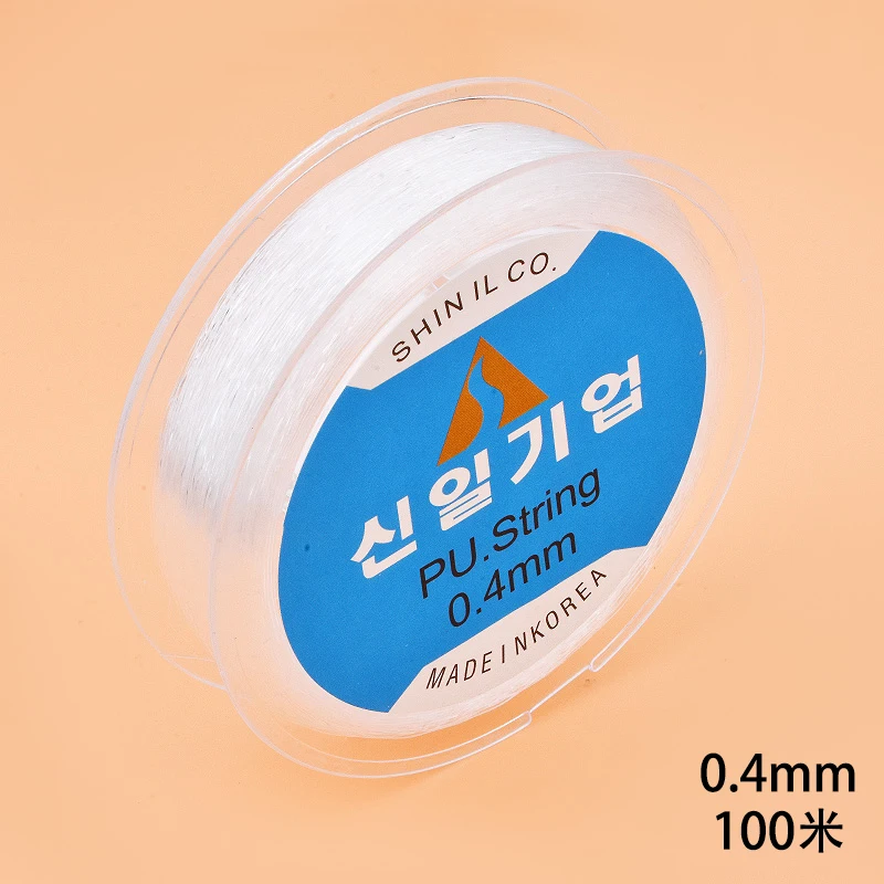 Korea transparent crystal line, elastic , bracelet string rope , string beads beads , elastic rope — view 6