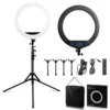 Fosoto FT-21N 21 Inch LED Photography Light Dimmable USB Charge Ring Lamp with Tripod Remote For Makeup Youtube Lighting 2