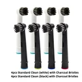 8 Charcoal Bristles