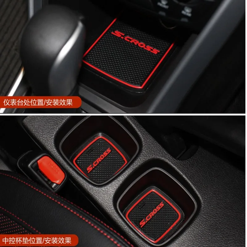 

Нескользящие Коврики для дверей Suzuki SX4 S-Cross S, 2014, 2015, 2016