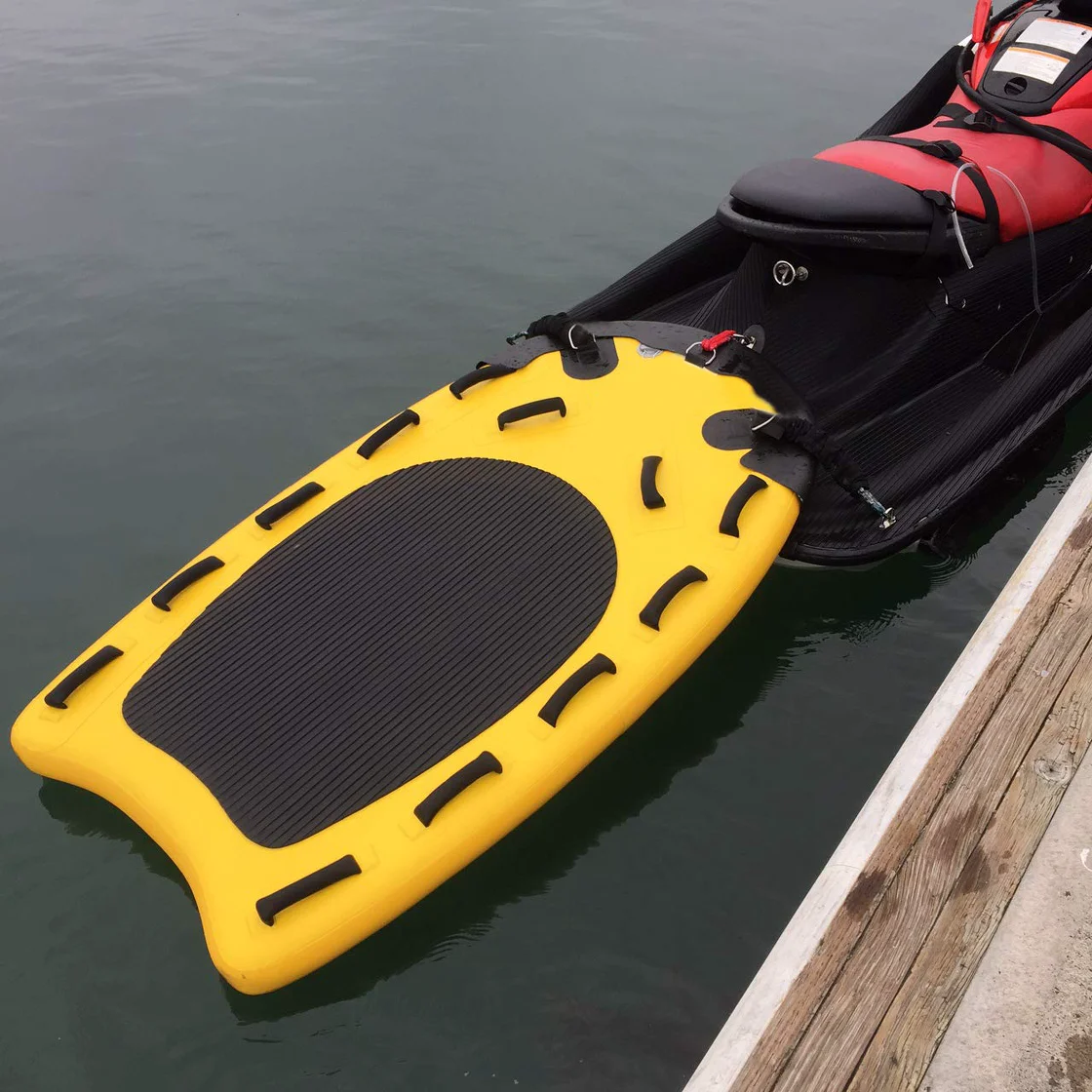 Inflatable Rescue Sled Yellow Drop Stitch Inflatable Jet Ski Sled Surf Rescue for Sale