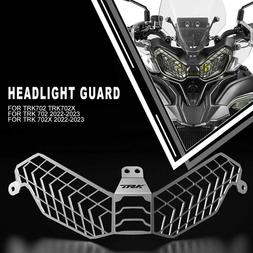 

2023 Motorcycle TRK 702 702X Accessories Headlight Grill Guard Protection Cover Protector For Benelli TRK702 TRK702X 2022-2023