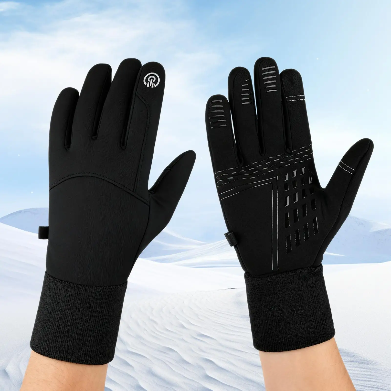 Winter USB Heizung Handschuhe Warme Elektrische Beheizte Handschuhe Touchscreen Wärme Heizung Radfahren Thermische Wärme Handschuhe Motorrad Handschuhe – Detail 2