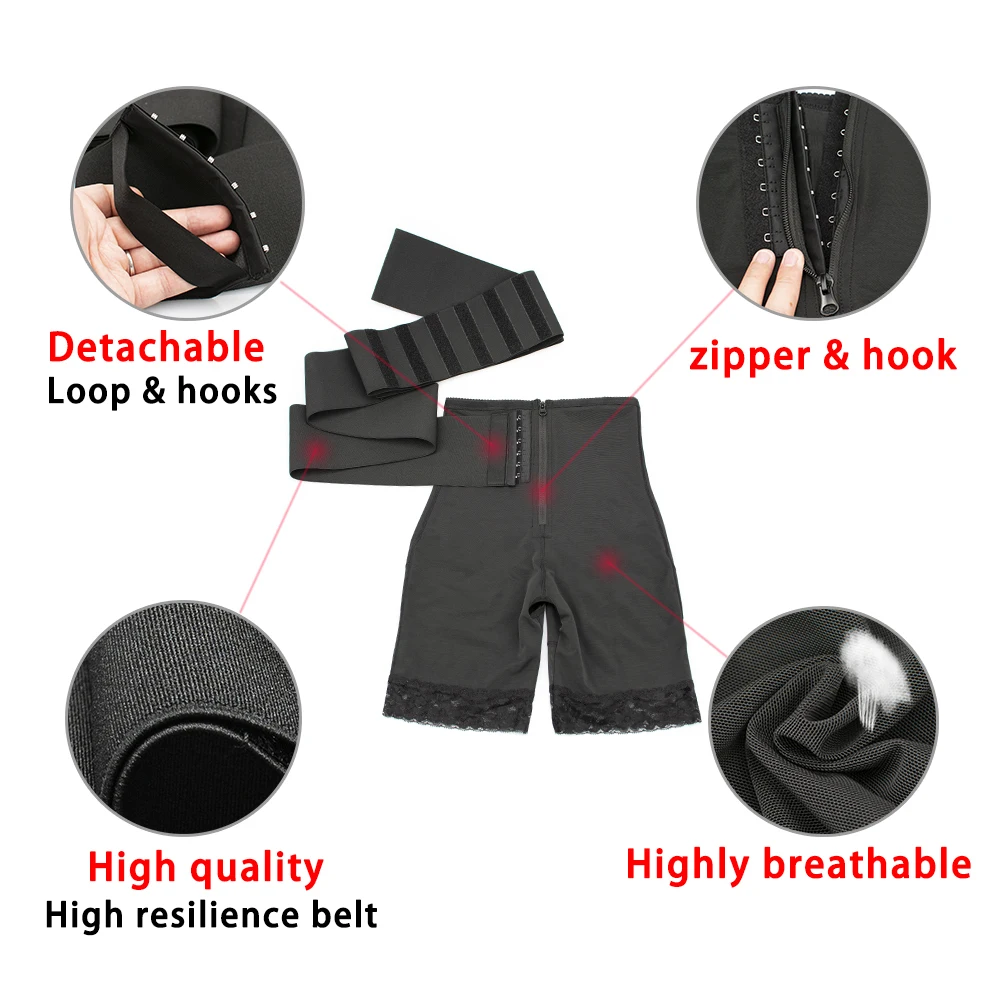 Seamless 2n1 Waist Trainer Butt Lifter