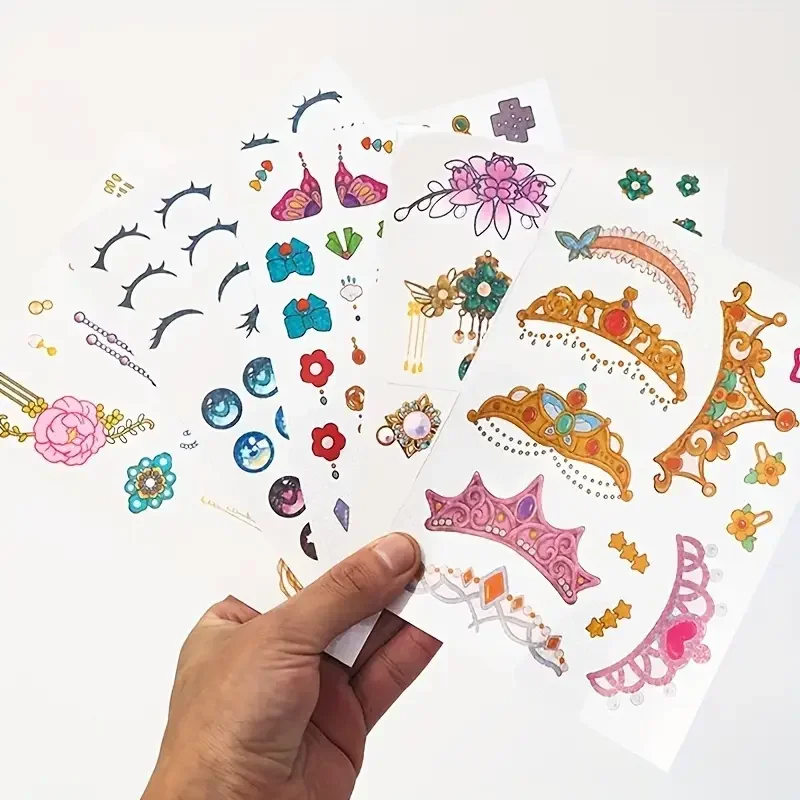 DIY Princess Makeup Set Kawaii Coloring Arts and Crafts Kids Girls Children Toy Book Lover Gifts Art Supplies Office 4