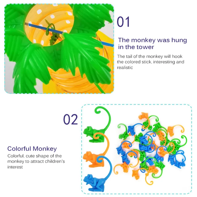 Creative Monkey Climbing Tree Toy Table Game Toy Multiplayer Tabletop Game Family Board Game Educational Toys Kids Gifts 5