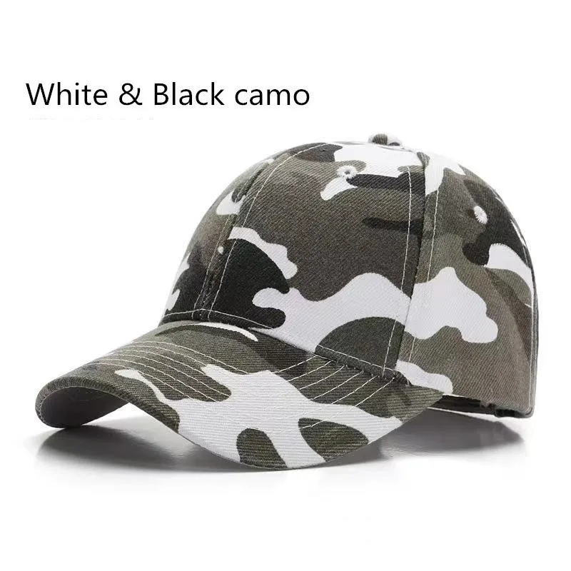 Custom Logo embroidery mesh trucker hat Camouflage sports hip hop curved brim baseball cap Unisex Men Women's Trucker hat gorros 3
