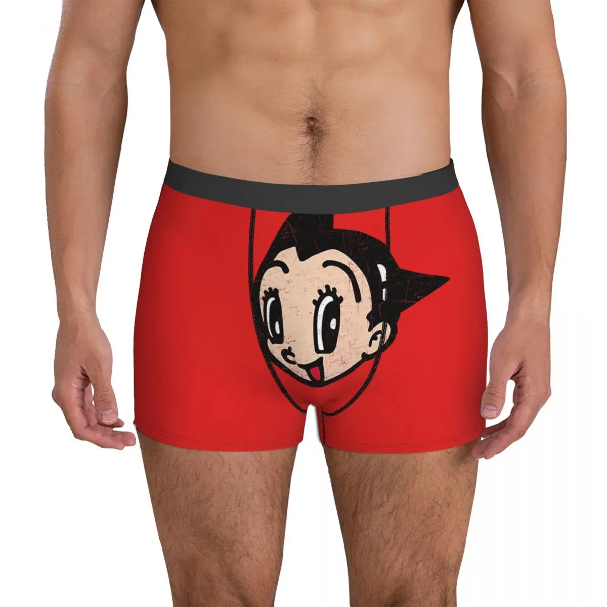 Astro Boy - Face Underpants Breathbale Panties Male Underwear Print Shorts Boxer Briefs бинокль bresser spezial astro 20x80