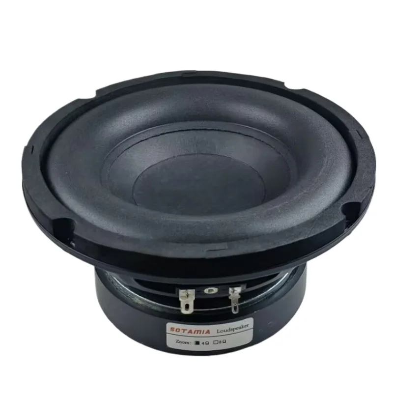 SOTAMIA 1Pcs 6.5 Inch Subwoofer 4 Ohm 100W Woofer Power Speaker Bubble Edge Audio HIFI Music Sound Loudspeaker DIY Bookshelf