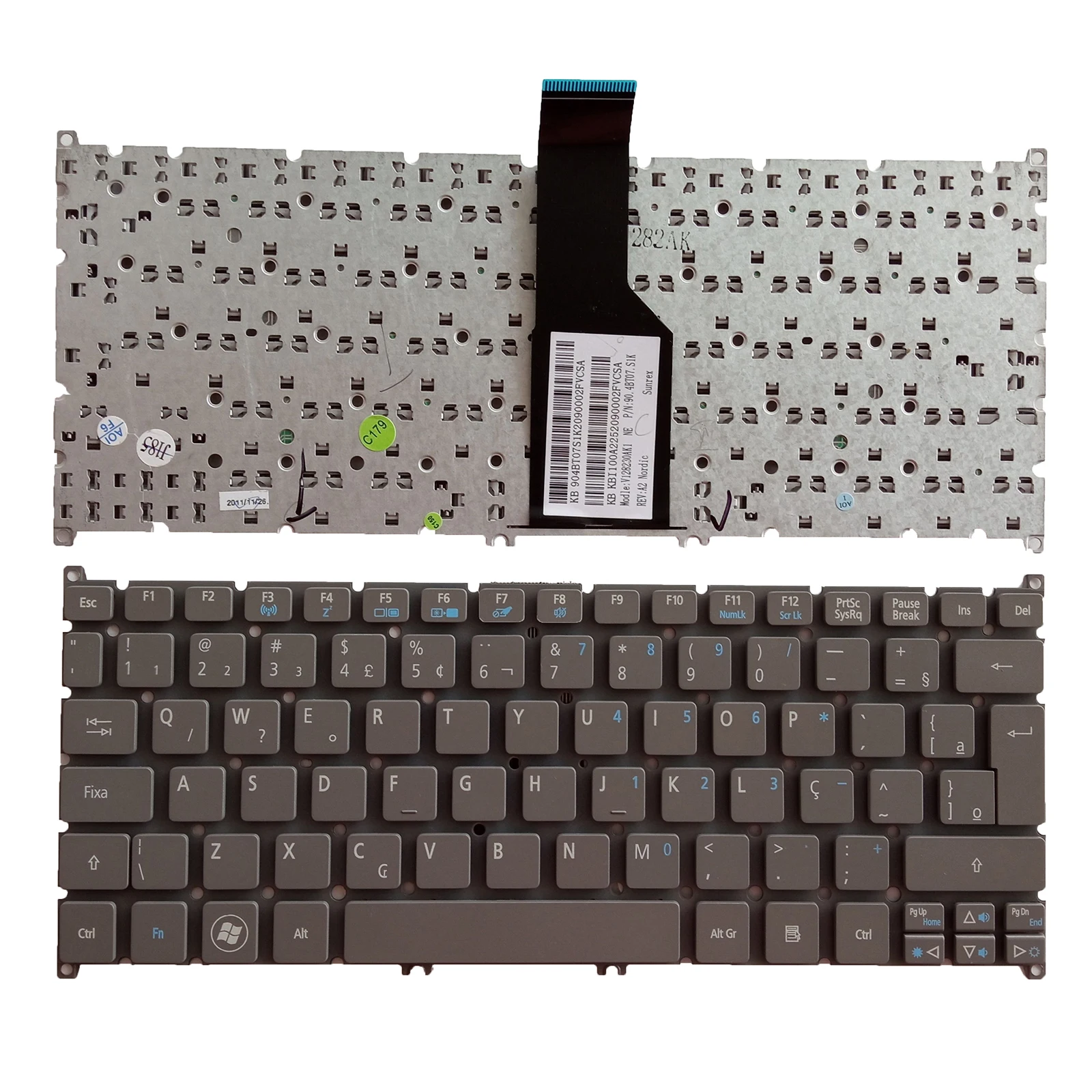 

BR Клавиатура для Acer Aspire S3 S3-391 S5 S3-951