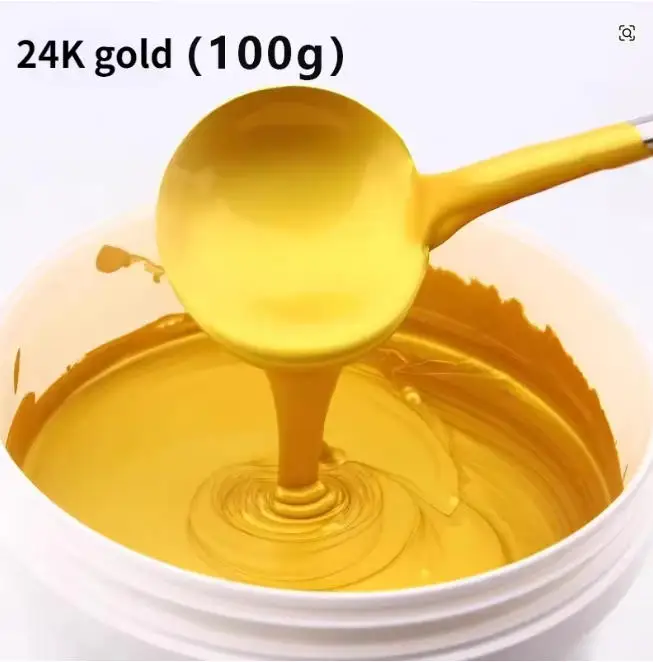 100g 수성 금박 페인트/수제 DIY 장 페인트, 그림 그리기, 커플렛 쓰기 및 가정 장