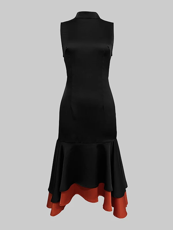 فستان حورية البحر أنيق مقسم لعام 2026 للنساء على ش...