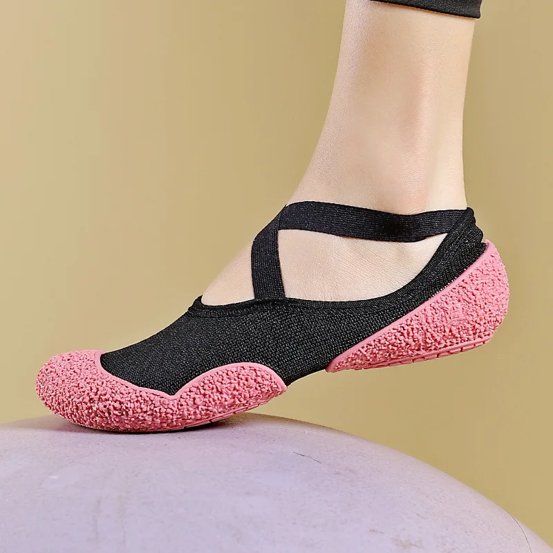 Silent ballet Flexible Shoes Home Use Nonslip Soft Thick Soles Yoga Dance Fitness Exercise Early Education Sneakers Sock Covers