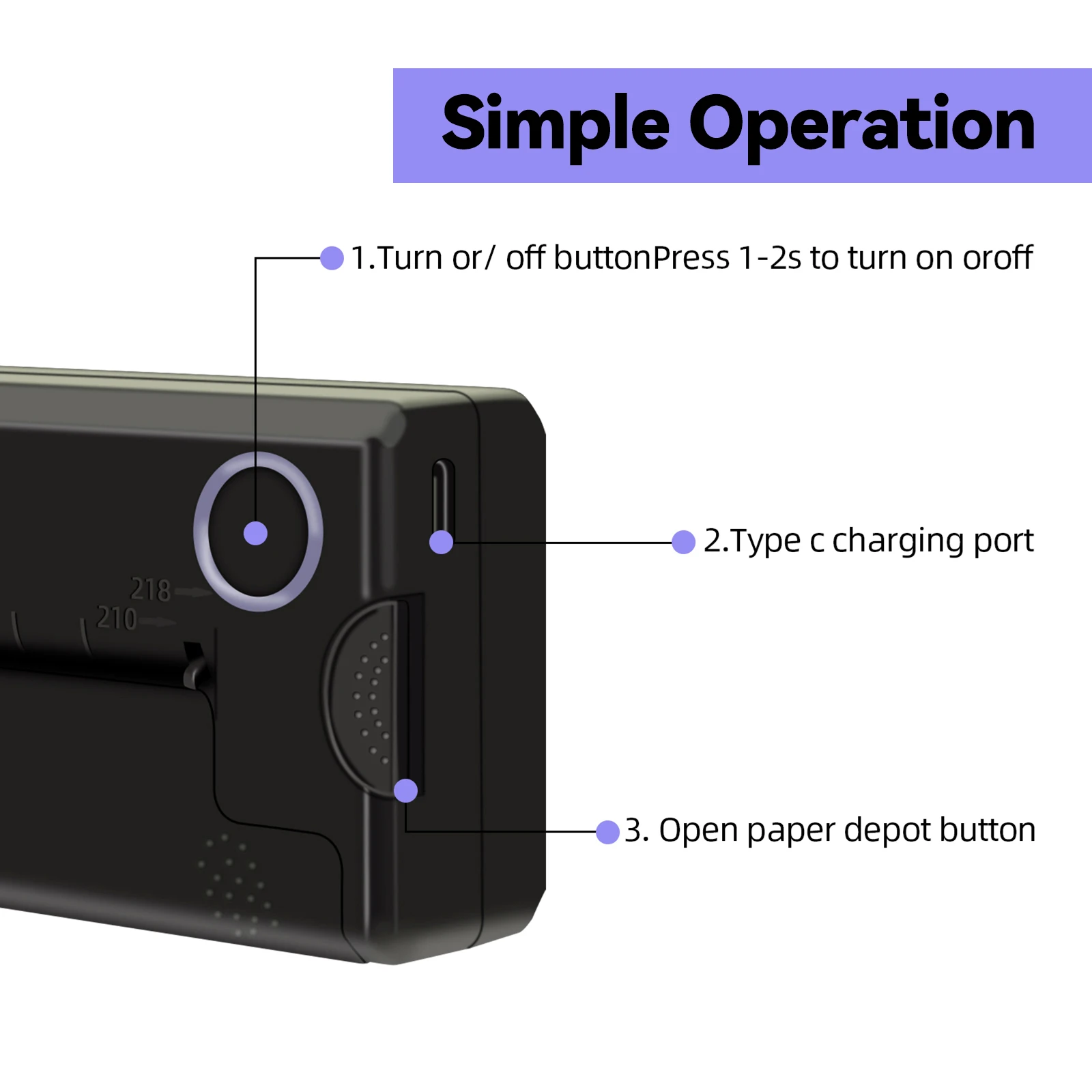 Tattoo Stencil Transfer Printer Machine Tattoo Maker Paper Portable A4 Thermal Print Maker Line Photo Drawing Printing Copier