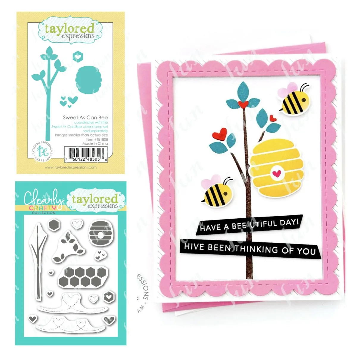 

Clear Stamps and Cutting Dies 2023 New Sweet As Can Bee Mold Scrapbook Decoration Stencil Embossing Template Diy Greeting Card