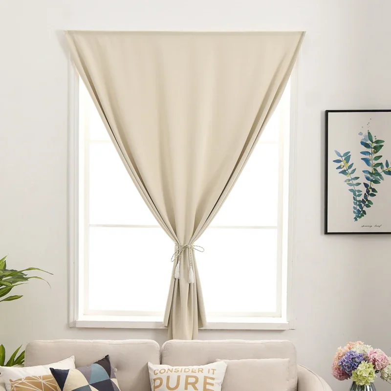 No Punch Velcro Curtain Shading Anti UV Light Easy Install