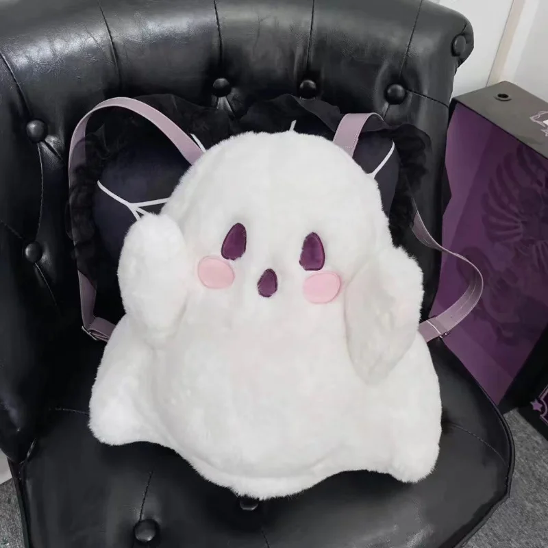 

Cartoon Ghost Doll Backpacks Shoulder Bag Crossbody Bag Y2k Aesthetic Girls Backpacks Sweet Japanese Schoolbags for Women Gifts