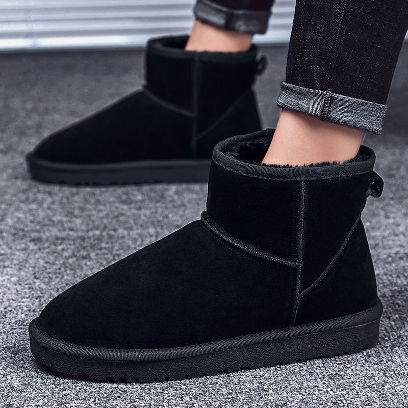 Winter Men Snow Boots Women High-top Sports Shoes Fashion Casual Shoes Fur Cotton Warm Comfortable Lightweight Couples 35-47,winter snow boots,men boots
