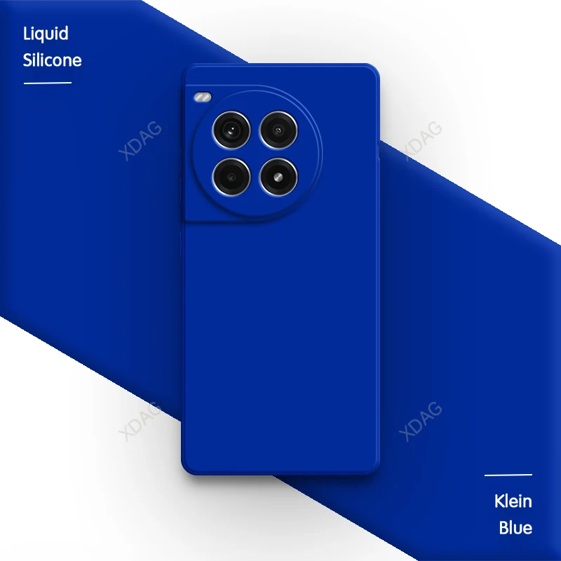 Elegant Liquid Silicone Phone Case - Soft, Classic Square Design