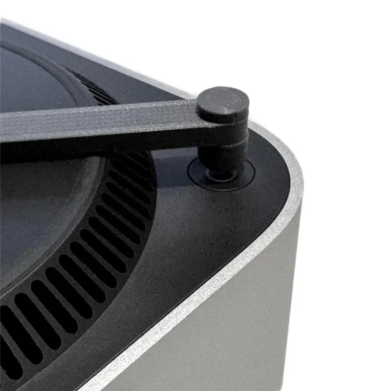 Mac Mini M4 2024 섀시 스탠드 케이스 전원 버튼 베이스 방진 브래킷 보관 스탠드 PC 부품