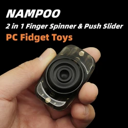 Original Gao Studio NAMPOO 4 Paragraph Up Down Fidget Push Slider Finner Spinner 2 in 1 Stress Relief Toys Office Toy