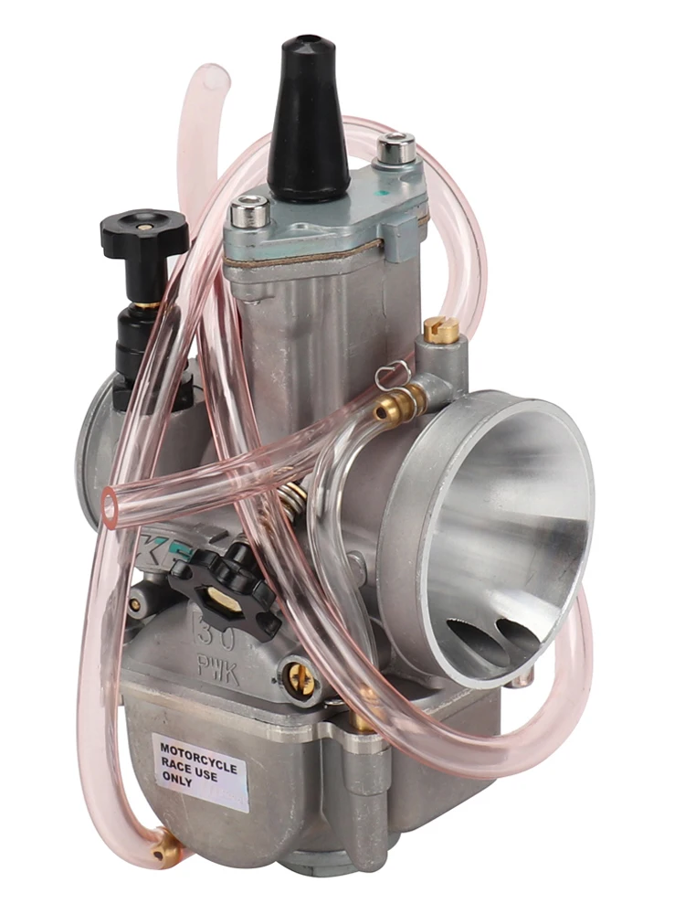 Motorcycle Carburetor For Keihin Carburetor With Power Jet For 2T 4T ATV Quad Go Kart Buggy 75-250cc Universal Motorcycle PWK 24 26 28 30 32 34mm