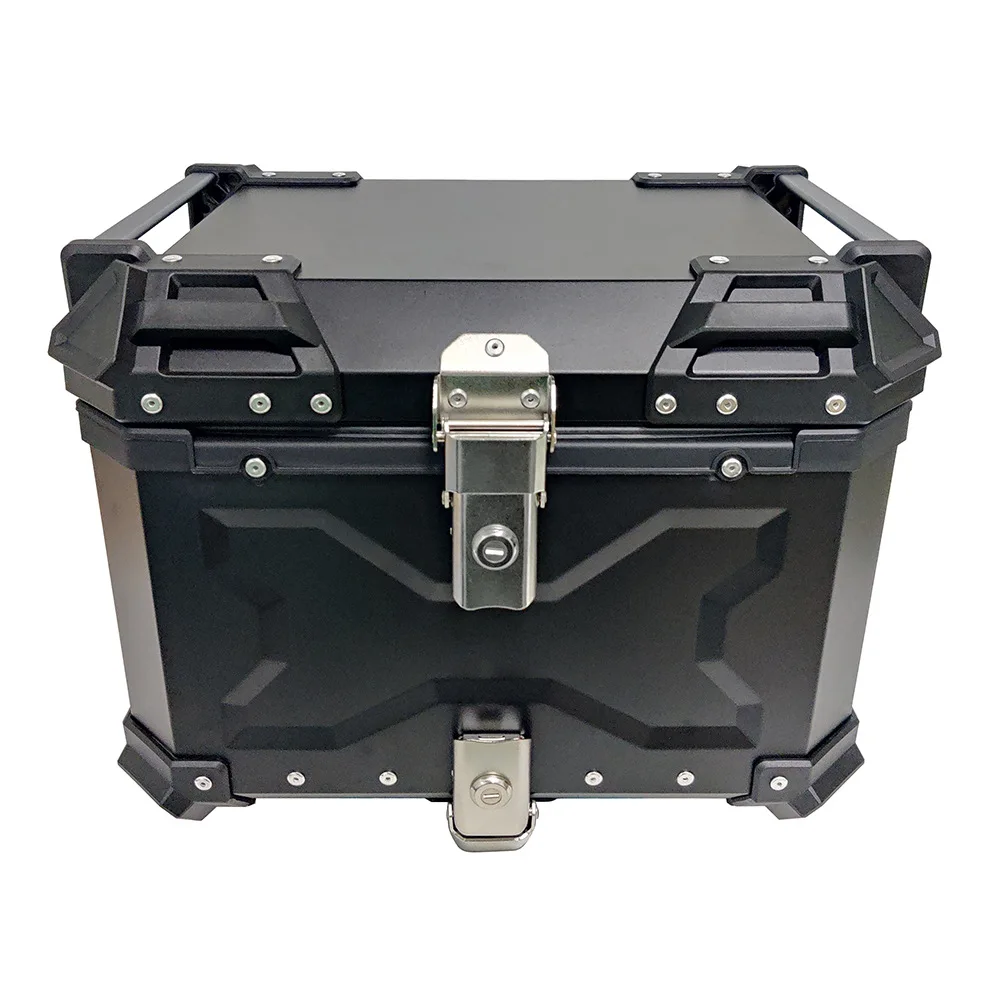 

Быстросъемный задний ящик из алюминиевого сплава, 45-литровый багажник мотоцикла, ящик для хранения большой емкости