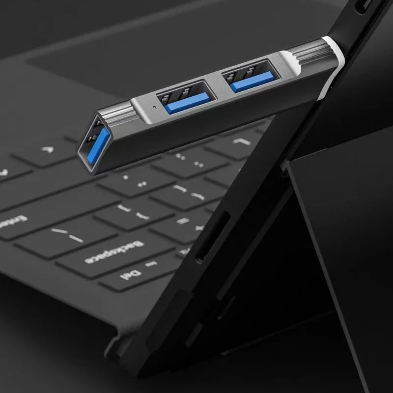 멀티 포트 USB 허브 USB 도킹 스테이션 USB 분배기 커넥터 노트북 컴퓨터 USB 어댑터 도킹 스테이션
