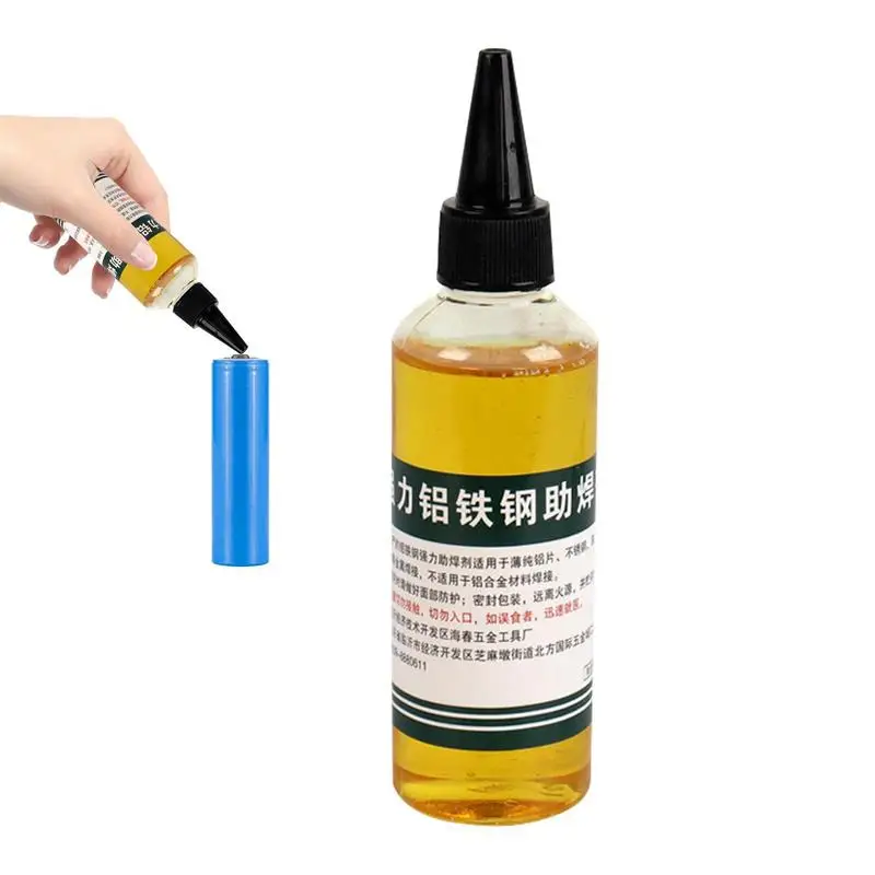 

Aluminum Flux Soldering Flux Paste 0.35oz Safe Easy Melt Soluble Multifunctional All Purpose Aluminum Brazing Flux Soldering