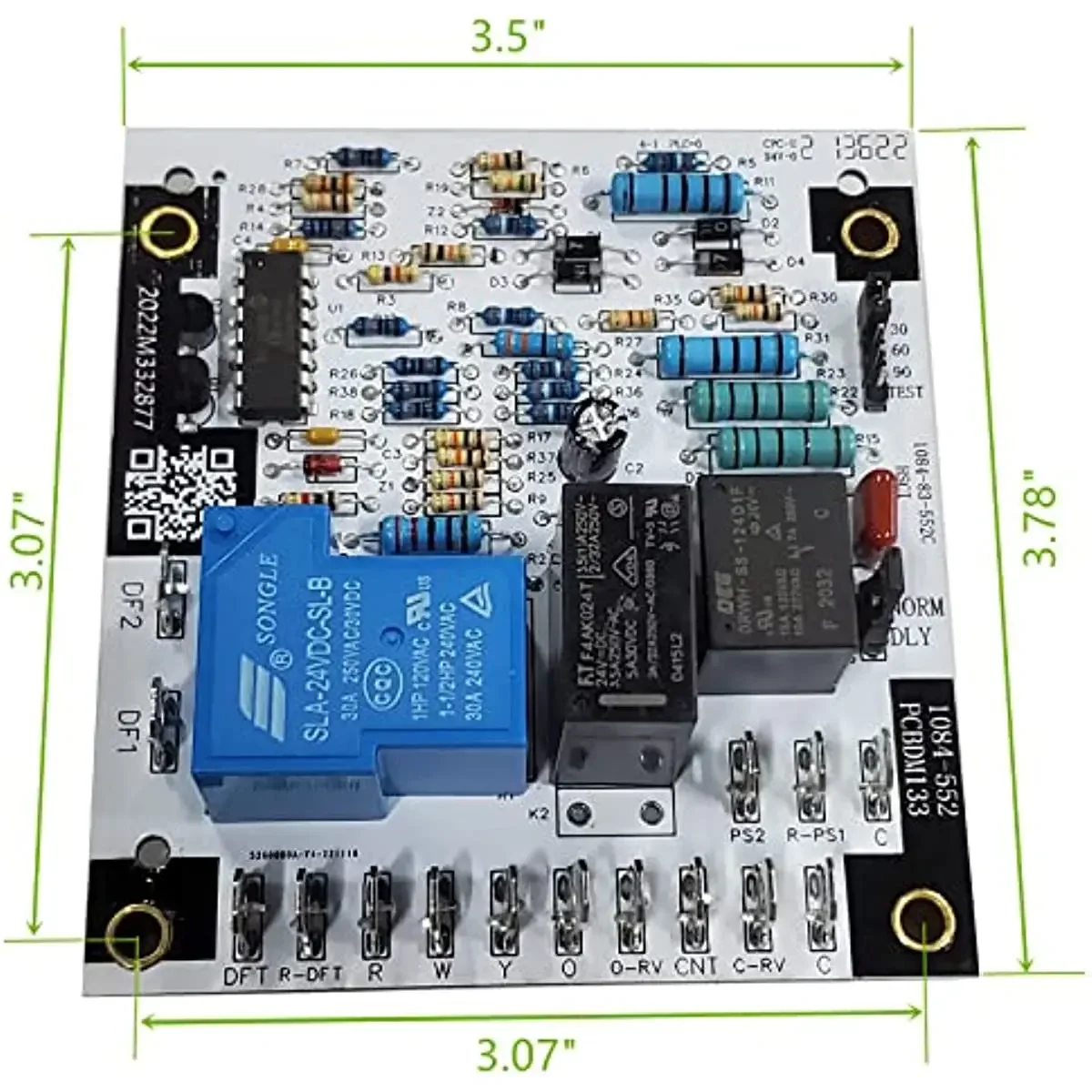 PCBDM133S Defrost Control Board for HVACR Applications Model ANZ130181AA APD1424070M41AA Replaces PCBDM133 PCBDM160S PCBDM160