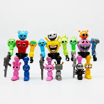 Robot Articolato Rhythm Box: Giocattolo, Modello, Ornamento e Personaggio per Giochi di Assemblaggio Mobile