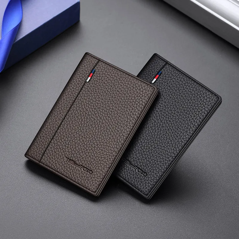 Mini Ultra-thin Small Wallet Men's Short Leather Small Card Holder Youth Wallet Real Leather Coin Purse wallet card holder leather wallet coin purse wallet credit card wallet credit card holder card holder card wallet wallet card bag document card wallet coin purse