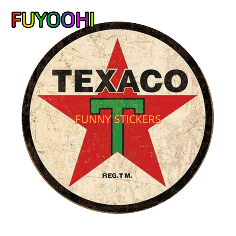 Рисунок 2 - Виниловая наклейка Texaco в стиле ретро