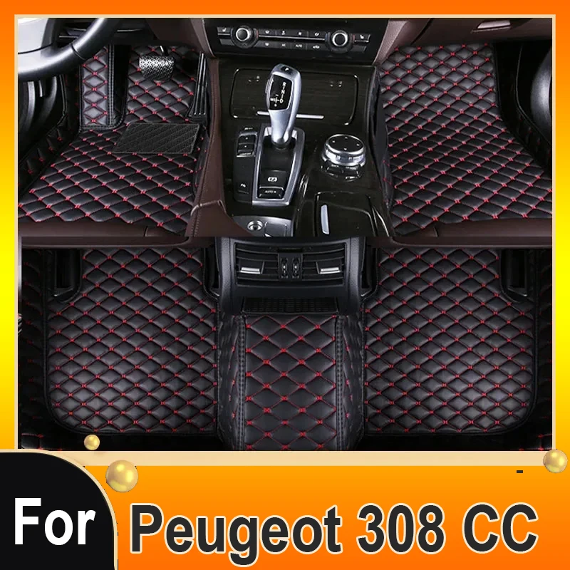 

Car Mats Floor For Peugeot 308 CC T7 2008~2013 Waterproof Protection Carpets Leather Mat Cubre Pisos Para Autos Car Accessories