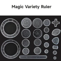 Child Geometric Ruler Drawing Accessories Toys Set Puzzle Interest Early Education Toys Kids Cultivate ART Creative Drawing Toys 1