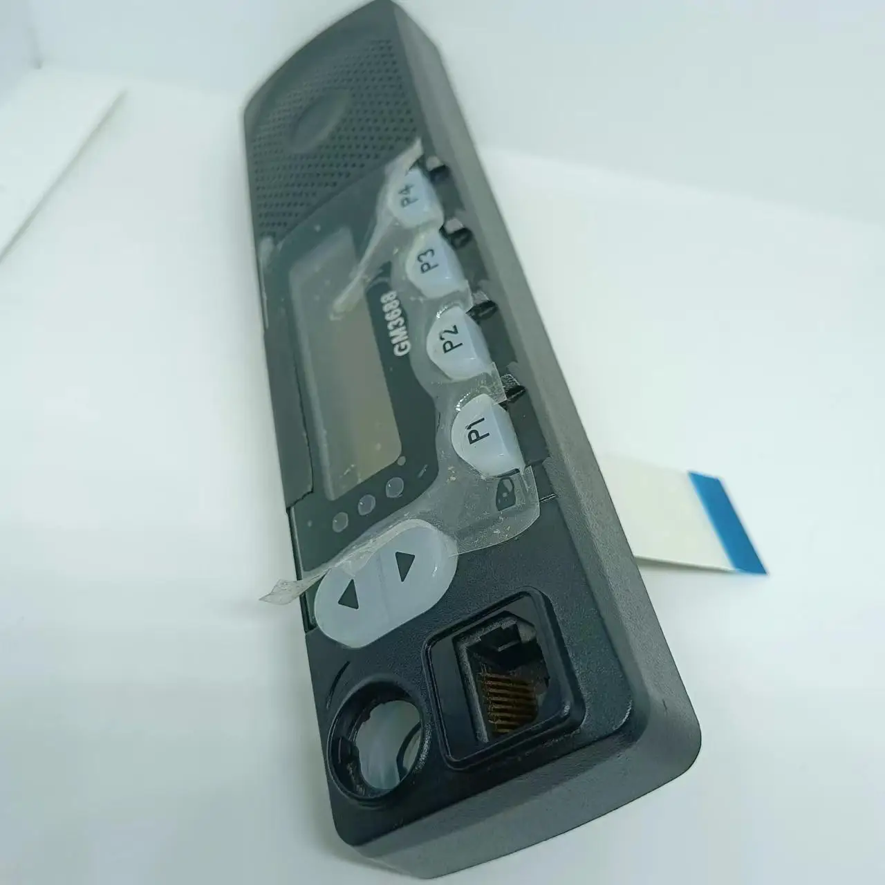 Front Panel Head Case Cover+PCB Board+Knob Cap+Flex Cable For Motorola GM3688 EM450 CM200