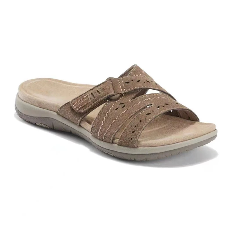 Woman Orthopedic Comfy Premium Round Toe Sandals Hollow Out Hook-and-loop Design сандали ортопедические Shoes  Sandalias 6