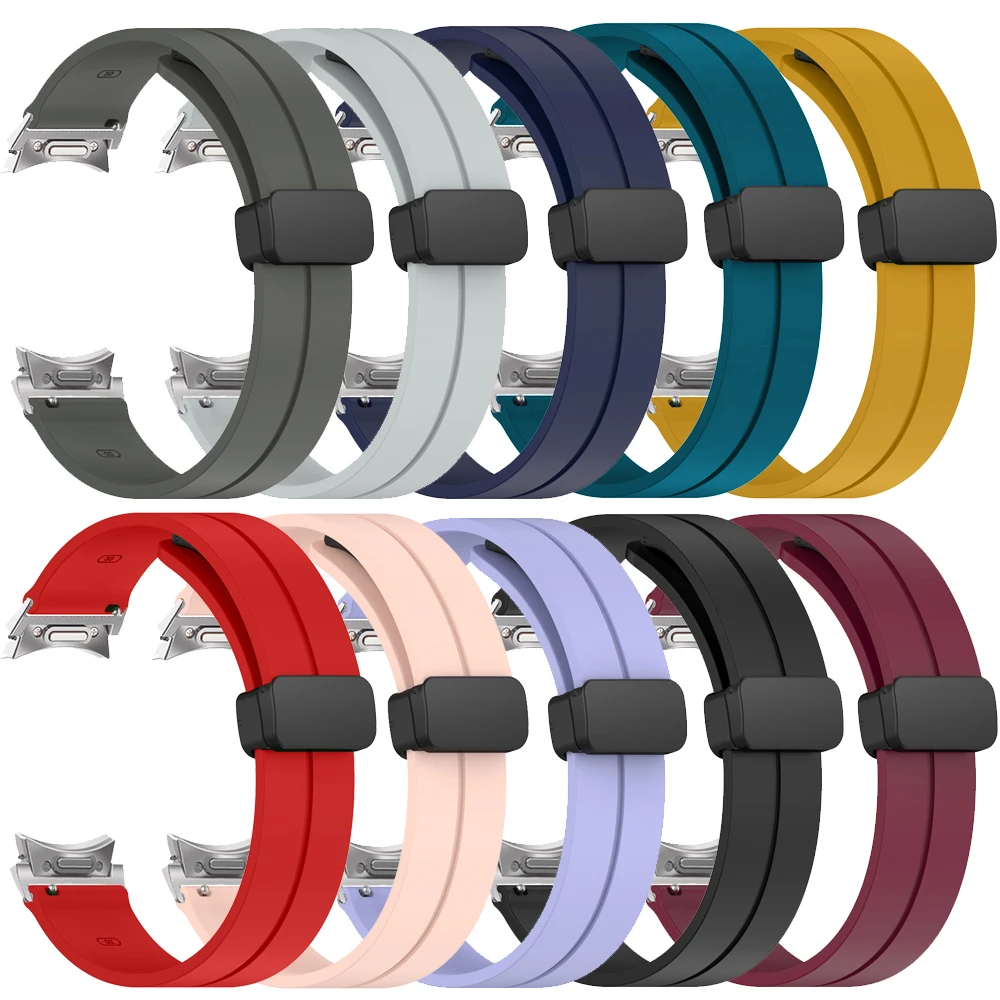 

Magnetic Strap for Samsung Galaxy Watch 6 4 Classic 5 pro 44mm 40mm 47mm 43mm 45mm 46mm 42mm 20mm bracelet galaxt watch 4 strap