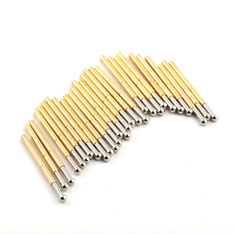 20개/팩 스프링 테스트 프로브 P125-A2 B1 E2 D2 J1 Q1 Q2 H2 T2 외경 2.02mm 길이 33.5mm PCB 포고핀